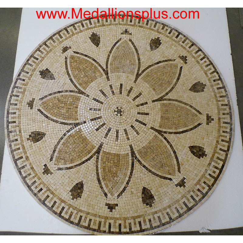 Autumn, 39 3/4" Mosaic Medallion